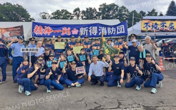新得消防団が初優勝　管内勢では８年ぶり　北海道消防操法訓練大会