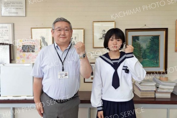 剣道全道大会出場で活躍誓う　本別中の宮野下さん