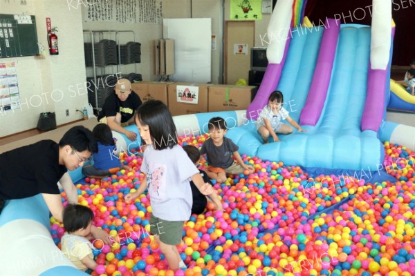 清水町で「ボールプールイベント」