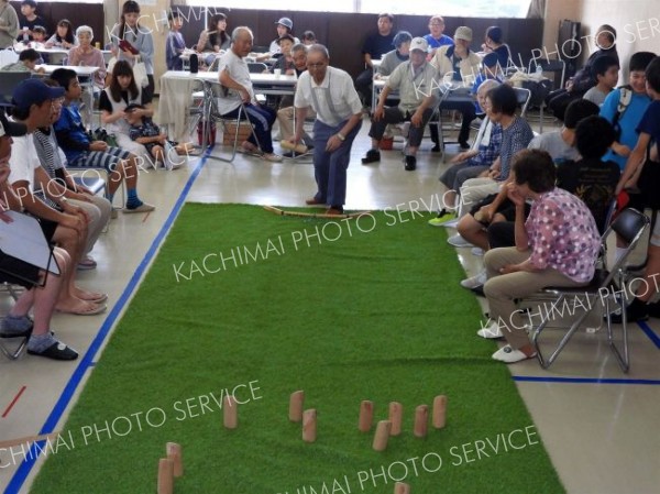 モルックや縁日楽しむ　吉野ラポールの会の夏祭り　浦幌