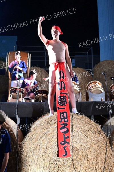平原まつり会場熱狂、五穀豊穣祈る「夢降夜」 10
