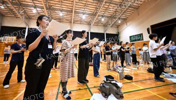 三条大合唱団が始動　１０月式典で５００人のハーモニー目指す