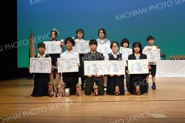 少年・少女の部入賞者。