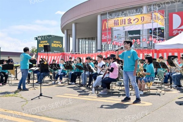 「稲田まつり」でフレスポにぎわい　食や縁日、夏の余韻楽しむ