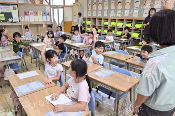 夏休み終え、さあ２学期　市内小・中、義務教育学校で始業式 5