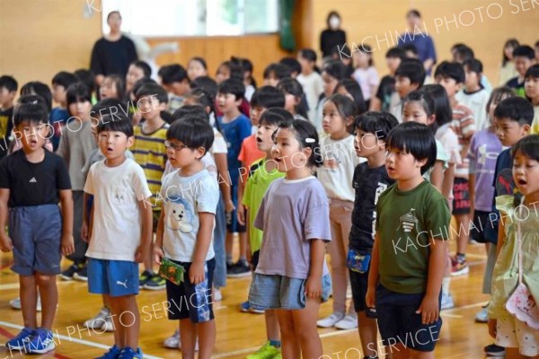 夏休み終え、さあ２学期　市内小・中、義務教育学校で始業式 11