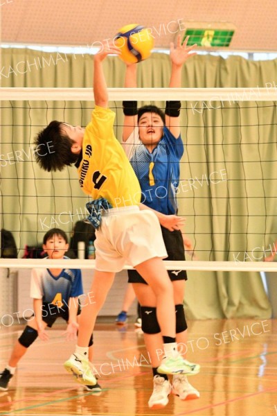 豊頃ランバーズ混合Ｖ、男子は稲田プリンス、女子は下音更ウィングス　バレーミカサカップ全十勝小学生大会 5