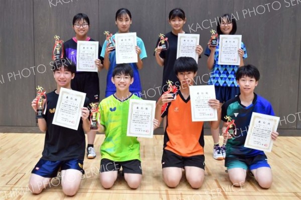 道卓球選手権十勝予選ジュニアの部