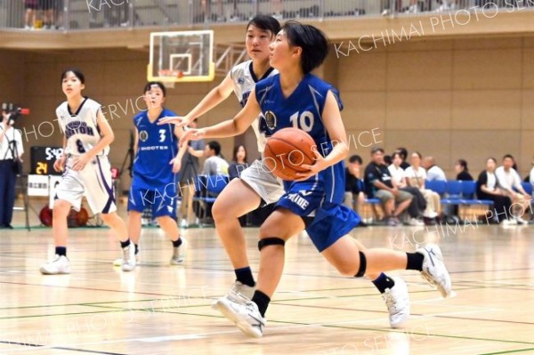 女子決勝リーグ　帯緑園中―帯四中