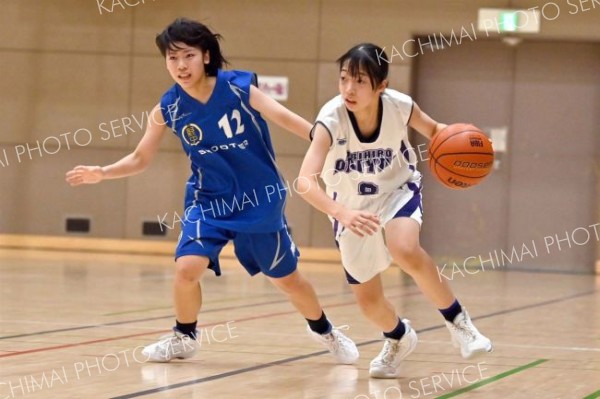 女子決勝リーグ　帯緑園中―帯四中