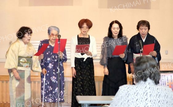 節目祝い吟詠普及へ、北部吟道記念大会　音更