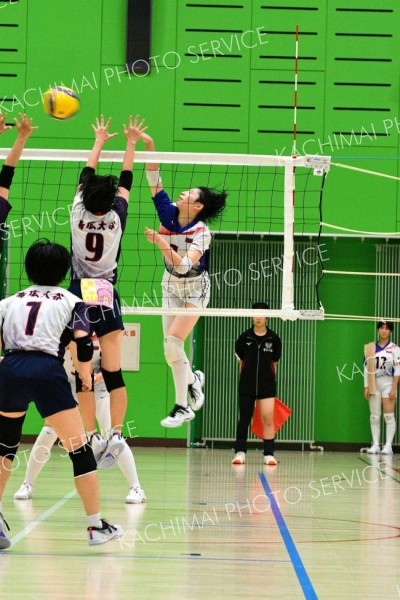 帯南商Ｖ　男子は白樺学園　理事長杯高校バレー 6