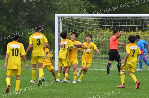 プログレッソ十勝ＦＣ優勝　音更ユニオンに逆転勝ち　サッカーＵ－１２十勝地区リーグ
