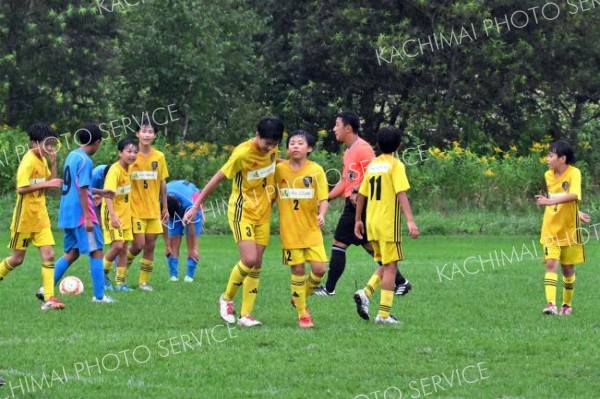 プログレッソ十勝ＦＣ優勝　音更ユニオンに逆転勝ち　サッカーＵ－１２十勝地区リーグ 11
