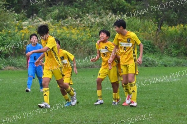 プログレッソ十勝ＦＣ優勝　音更ユニオンに逆転勝ち　サッカーＵ－１２十勝地区リーグ 12