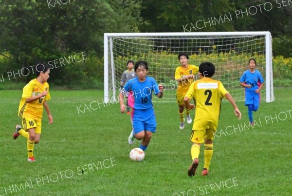 プログレッソ十勝ＦＣ優勝　音更ユニオンに逆転勝ち　サッカーＵ－１２十勝地区リーグ 17