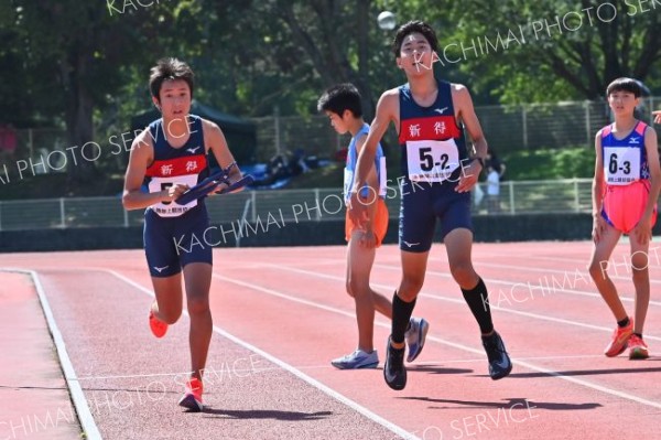 男子高学年中継点