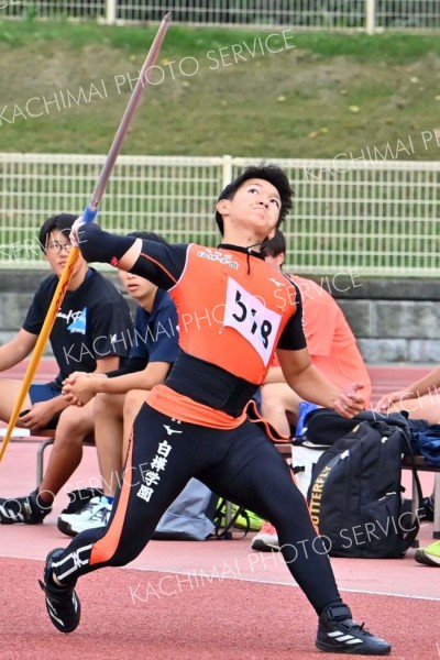 男子やり投げ