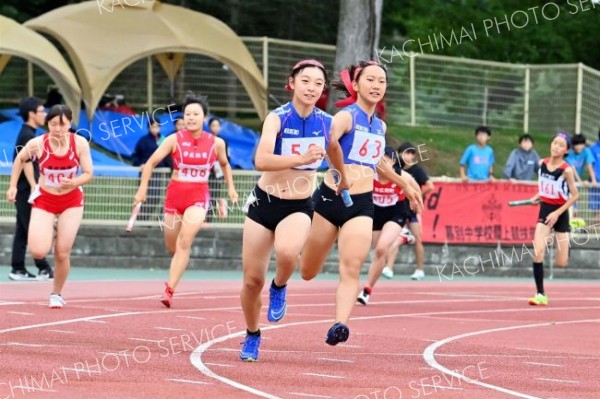 女子４００メートルリレー２組