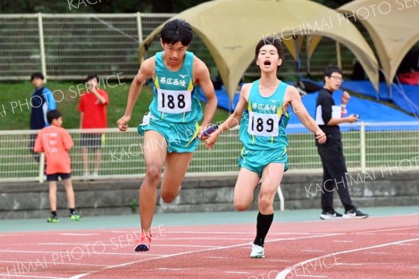 男子４００メートルリレー２組
