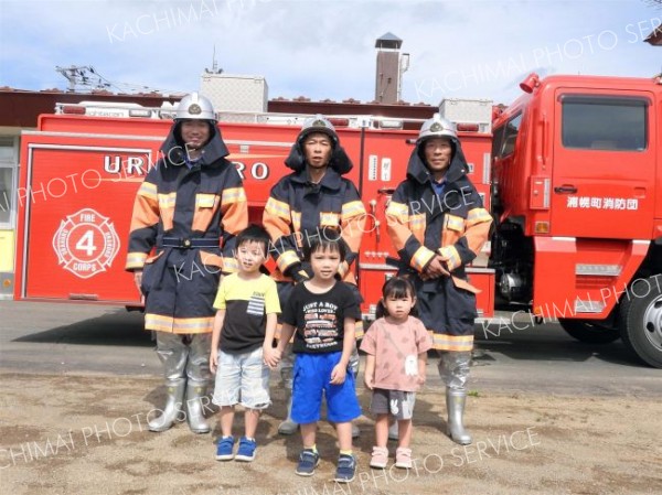園児が避難訓練　上浦幌保育園 2