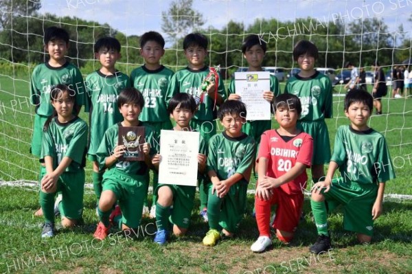 第１トーナメントを制した帯広ＦＣ