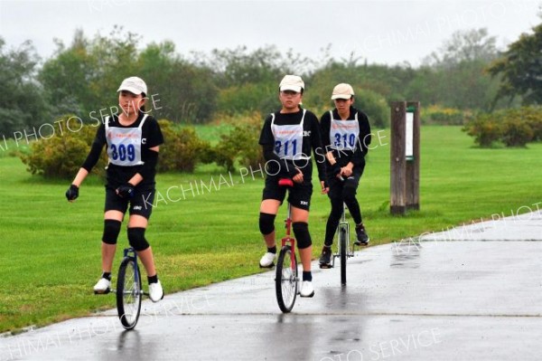 田中総合３位などＫＢＣ札内ＳＰＯ―ＲＥ勢活躍　北海道一輪車マラソン大会