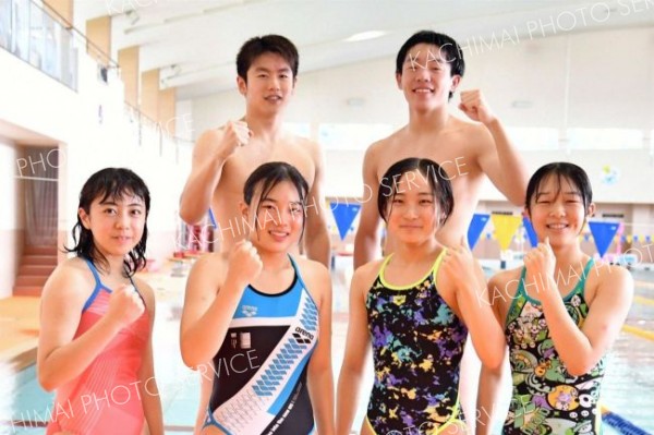十勝勢６人が全国へ意欲　ＪＳＣＡブロック対抗水泳競技大会