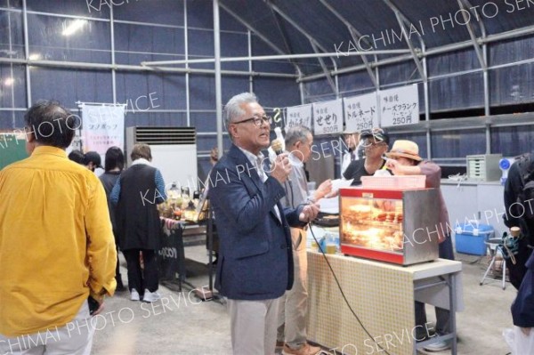 子どもみこしや夜店　池田・利別神社で秋祭り