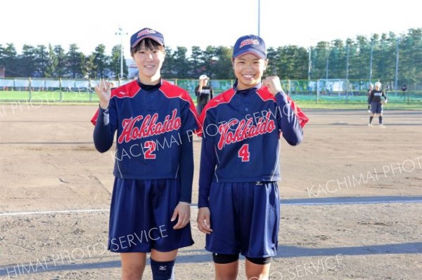 帯大谷の広沢、手塚が道代表入り「勝利に貢献を」　国スポソフトボール少年女子