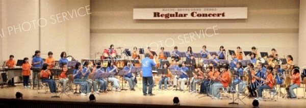 清水中学校・御影中学校吹奏楽部が定期演奏会