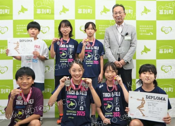 幕別と豊頃の陸上少年団　全道大会の結果報告