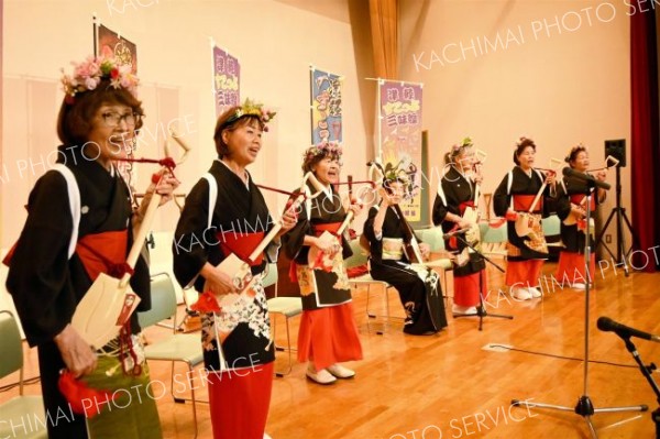 スコップ三味線「友愛シスターズ」結成記念コンサート盛況　音更