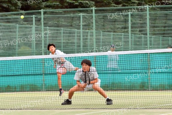 帯大谷女子、帯緑陽男子Ｖ　７校全道へ　道高校秋季テニス十勝予選 9
