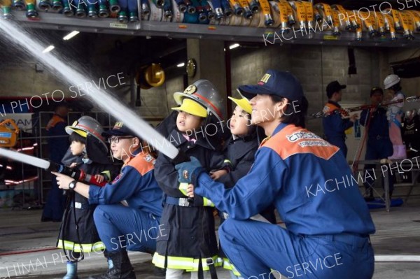 陸別保育所園児が防火学ぶ