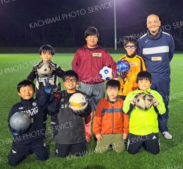 体験練習に参加した子どもら