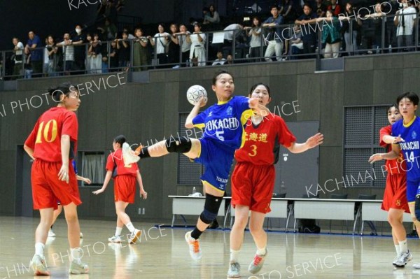 十勝選抜女子連覇　２年連続全道３冠　ハンドボール道Ｕ―１５ジュニアユース大会