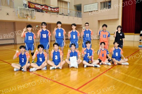 男子優勝の白樺学園