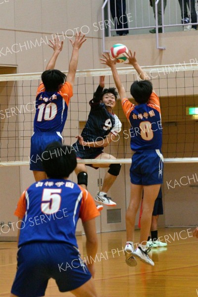 帯南商女子２連覇　男子は白樺学園４年ぶりＶ　全日本バレーボール高校選手権大会十勝地区予選会 13