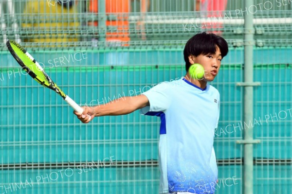 帯柏葉男女、帯大谷女子、帯緑陽男子がベスト１６入り　全国選抜高校テニス道地区予選 16