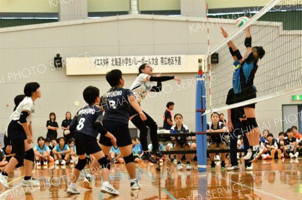下音更ウィングス女子Ｖ　混合は豊頃ランバーズ　男子は稲田プリンス　イエスタ杯道小学生バレー 11