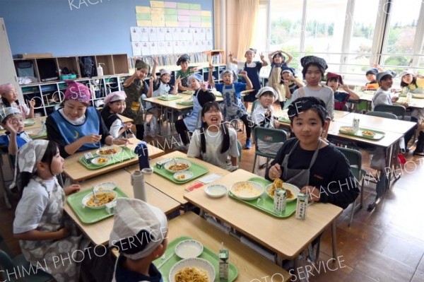 地元食材使用した「ふるさと給食」　上士幌町内の学校で提供