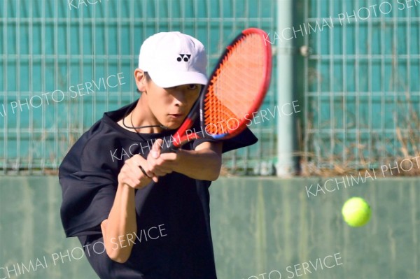 帯大谷女子が４強進出　帯緑陽男子はベスト８　テニス全国高校選抜道予選 6