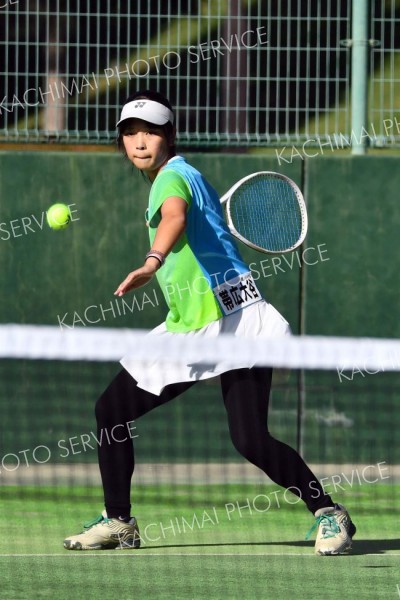 帯大谷女子が準Ｖ　初の全国へ　テニス全国高校選抜道予選最終日 21