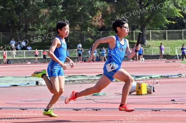 小学６年男子４００メートルリレー