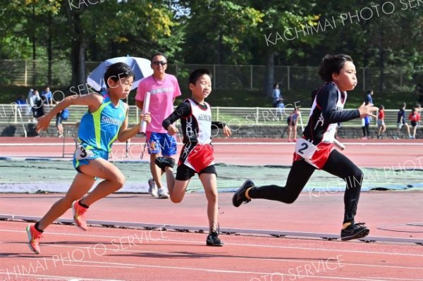 小学５年男子４００メートルリレー