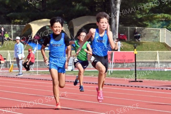 小学５年男子１００メートル２組