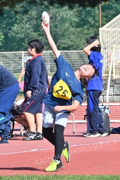 小学生ジャベリックボール投げ