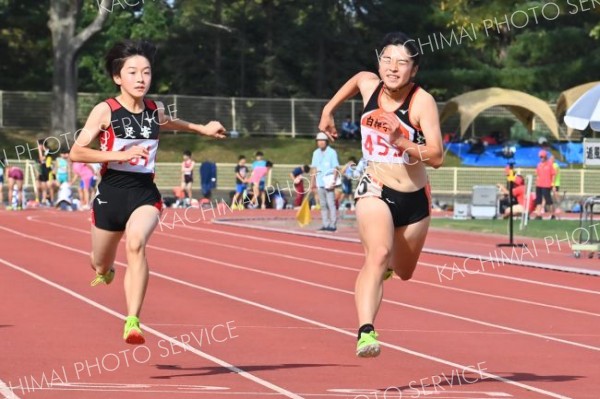 女子１００メートル１４組