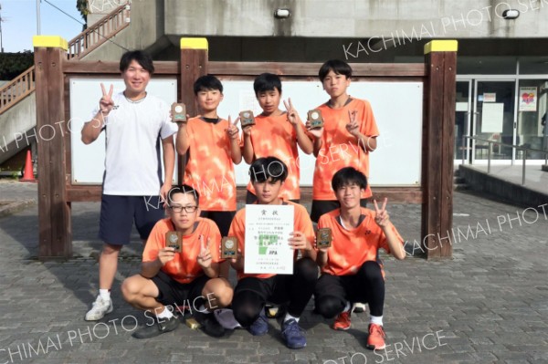 男子団体戦準優勝の札内
